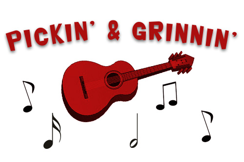 Pickin’ & Grinnin’ Logo